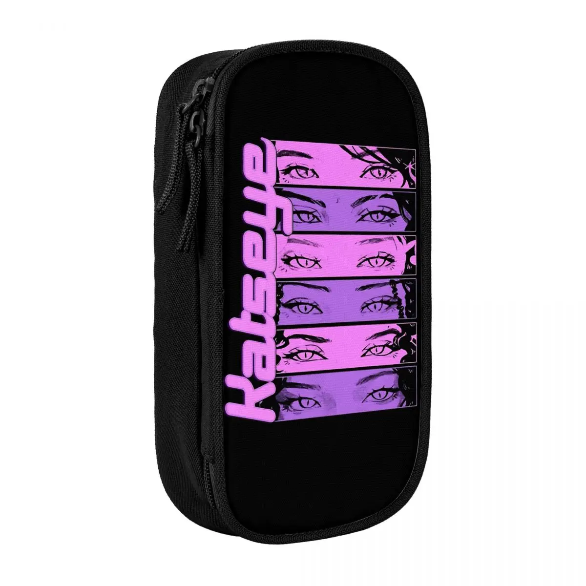 Piórniki Anime Katseye Girl Group Band Modne Pudełka na Długopisy Torby Duża Pojemność dla Dziewcząt i Chłopców Uczniów Szkolnych Kosmetyczki Piórniki