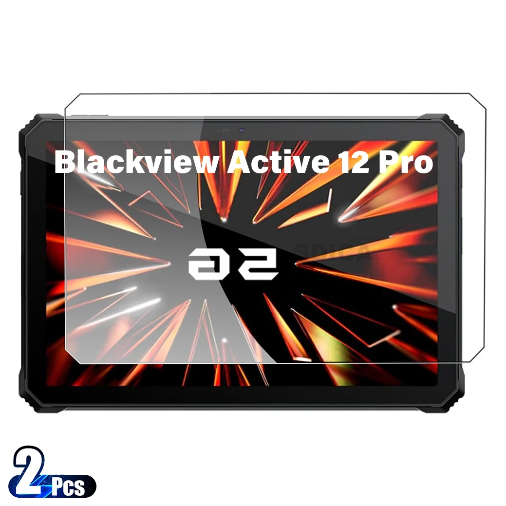 2 Stück für Blackview Active 12 Pro, gehärtetes Glas, Displayschutzfolie, 11,0 Zoll, kratzfest, HD-Schutzfolie