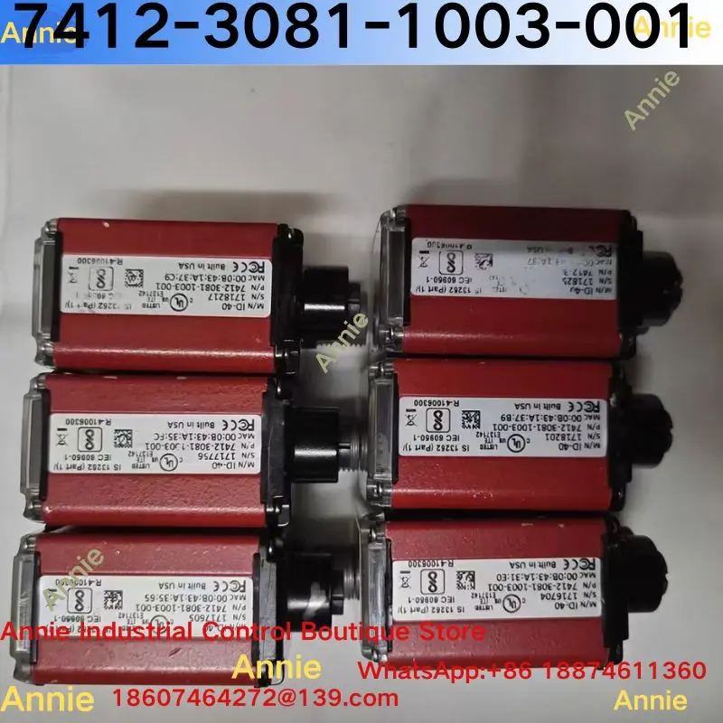 Second-hand test OK  Model 7412-3081-1003-001 Fixed Code Reader ID-40