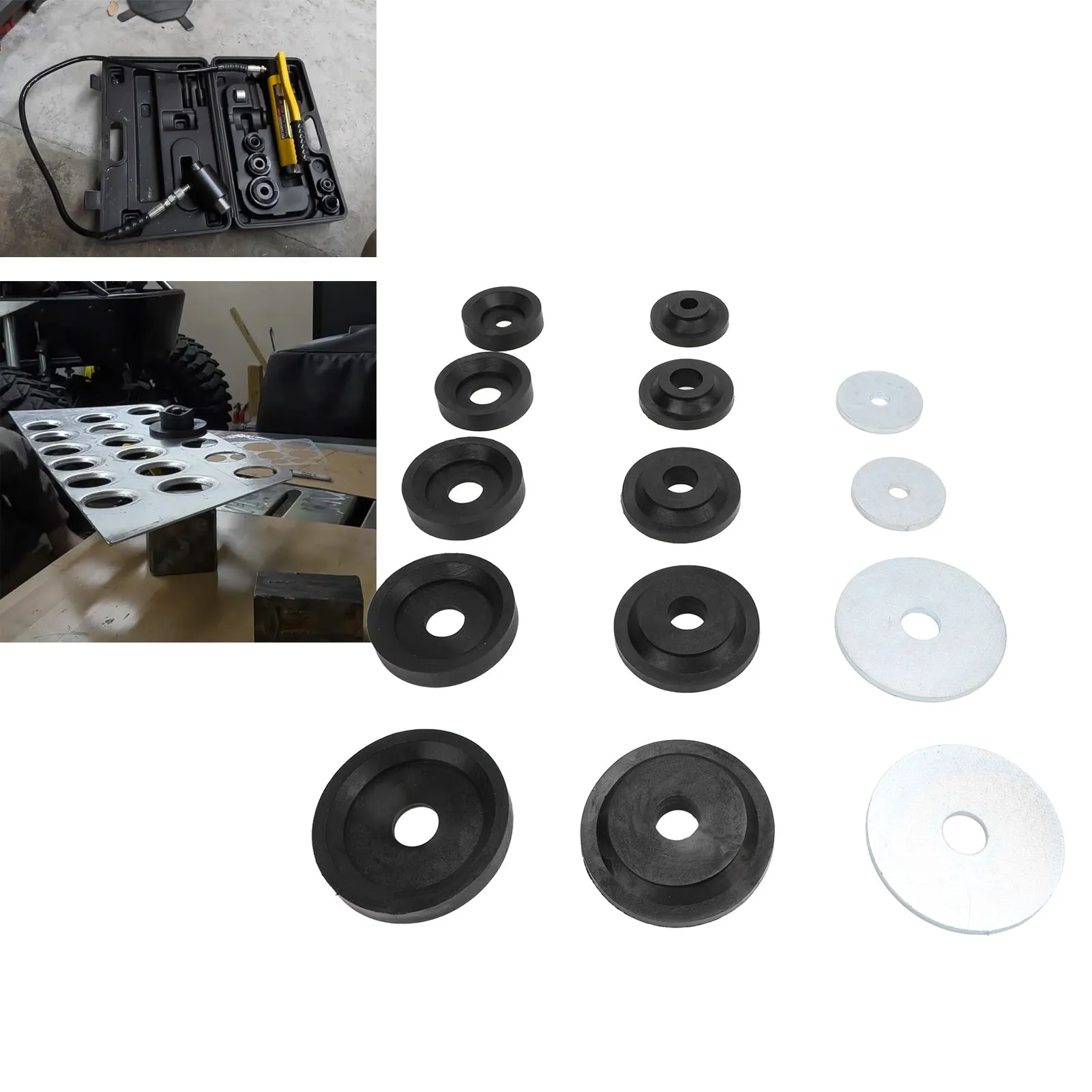 Sheet Metal Flared Hole Dimple Dies Carbon Steel Sheet Metal Dimple Die Set Versatile High Strength for Hydraulic Punch Driver