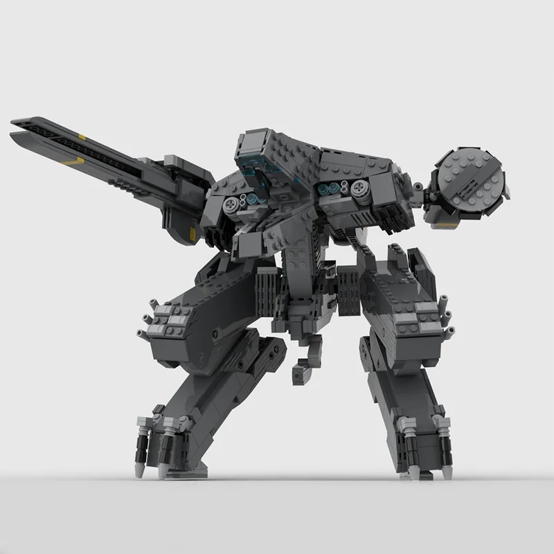 1885 pièces MOC Metales Gear REX bricolage modèle blocs de construction jouets d'anniversaire cadeau pour les joueurs tactiques