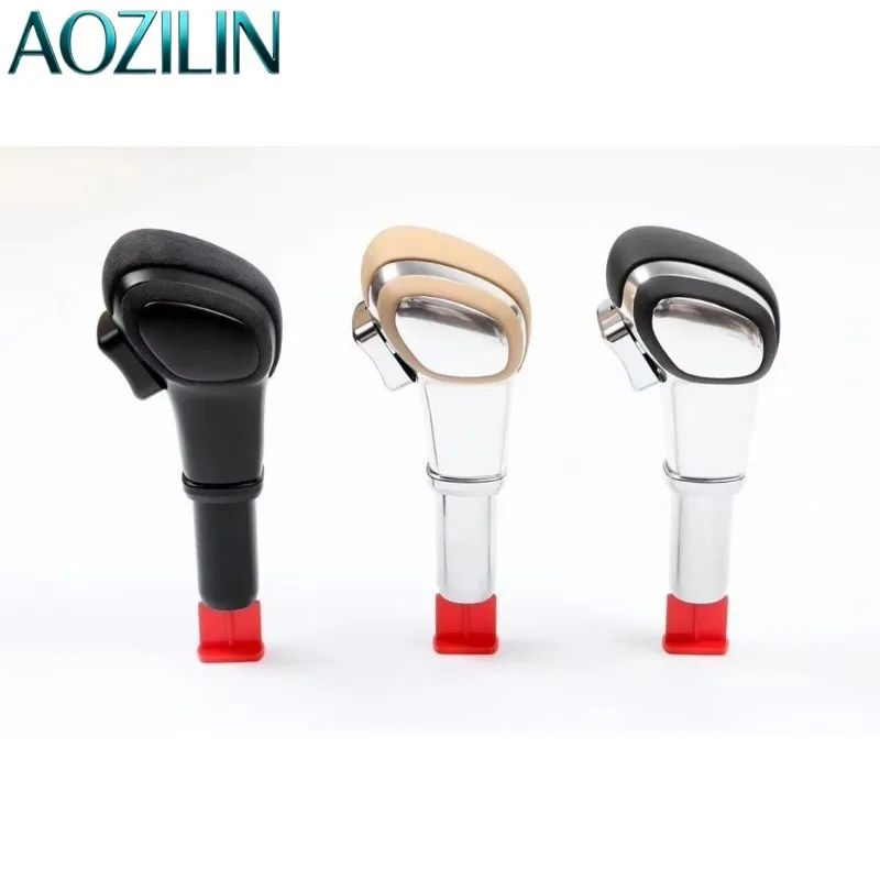 AOZILIN Carbon Fiber Shift Knob Gear Shifter Interior Car Parts For Porsche Cayenne 2011-2017 Modification Accessory