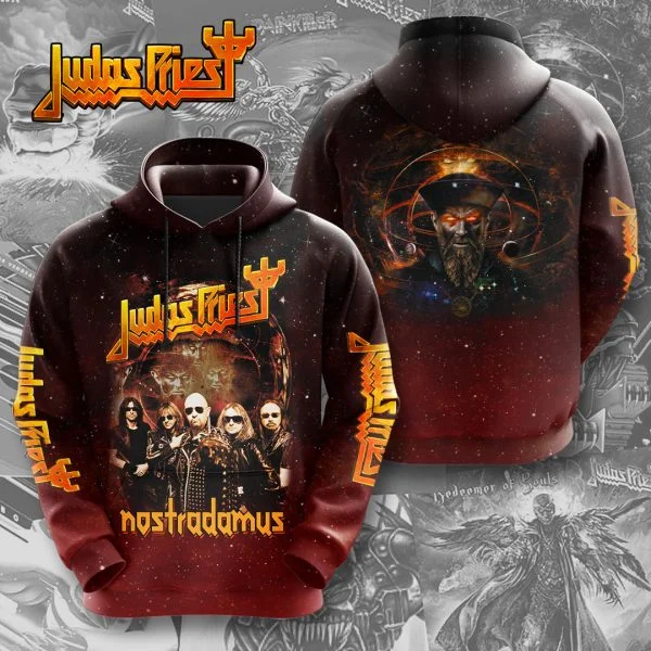 Heavy Metal Rock Band Judas Priest Hoodies 3D Print Men Women Hip Hop Oversized Hooded Sweatshirts Fashion Streetwear Man Hooded