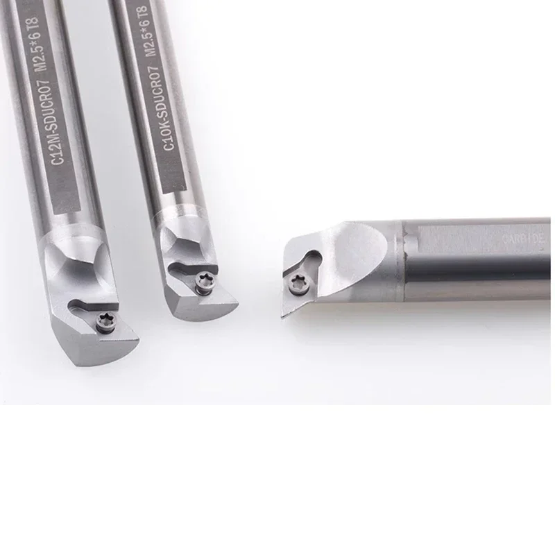 Imagem -04 - Shockproof Tungsten Steel Carbide Turning Lathe Ferramentas de Torneamento Interno Torno Mecânico Sducr C10k-sducr07 C14n C16q C20r