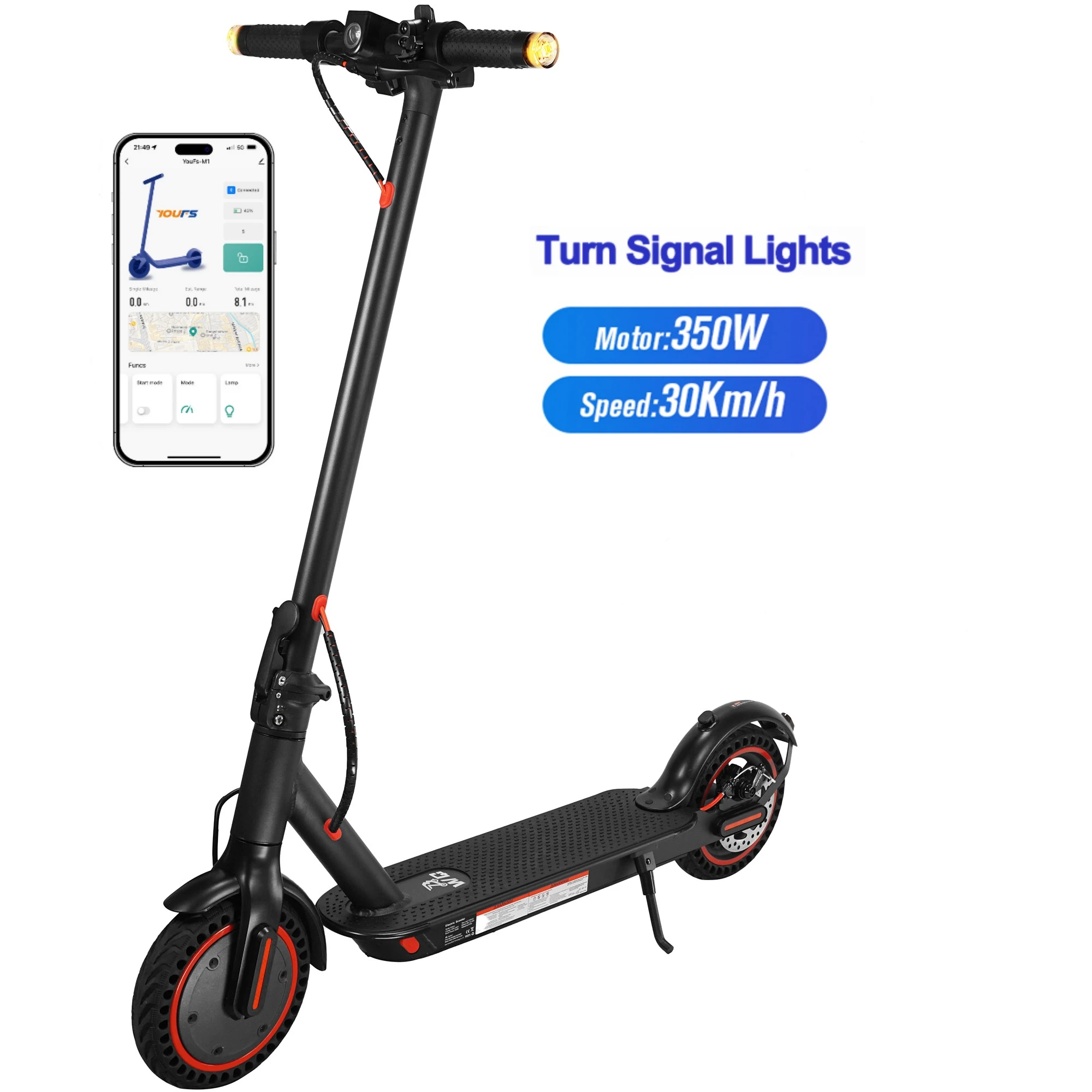

STLF DZ WJW Advanced Best Seller 250w 350w Germany Warehouse High Quality 20-30km/h Scooters With Turn Signals Electric Scoote