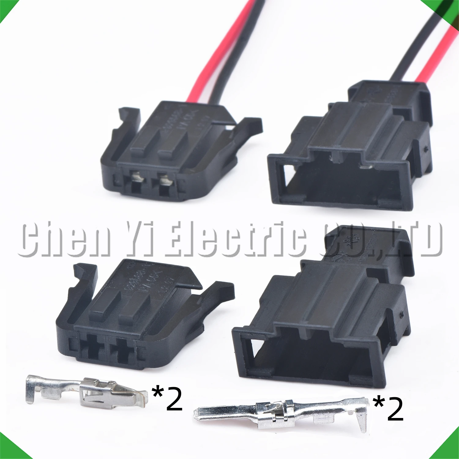 

2 Pin Auto Connector Luggage compartment motor subwoofer Wire harness Plug 1-929596-1 1-929588-1 191972712 191972702 For VW Audi