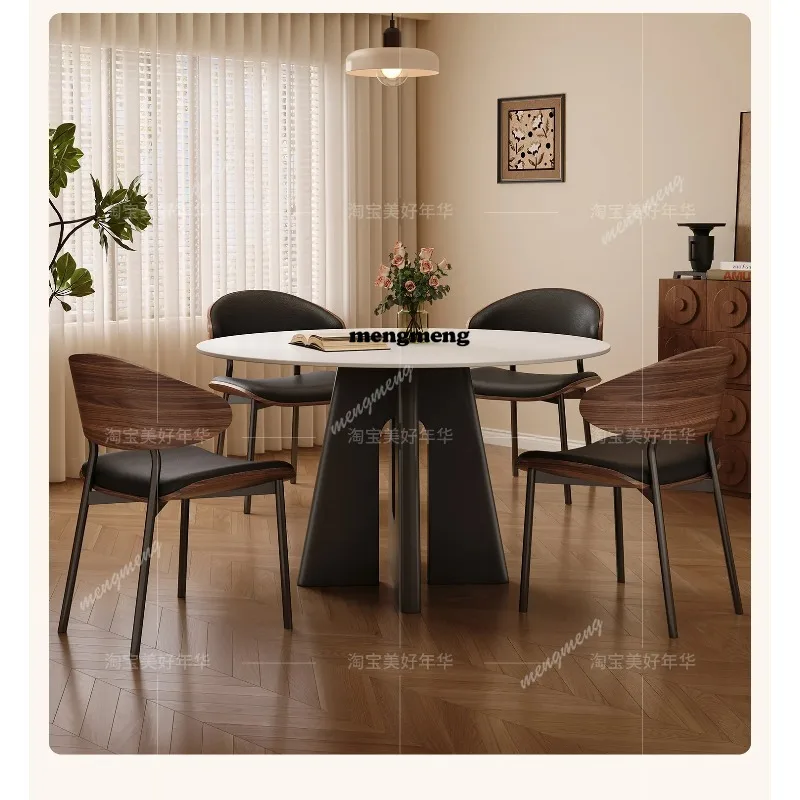 

Convenience Turntable Dining Table Modern Durable Sleek Designer Dining Table Support Home Furniture Esszimmer Tisch