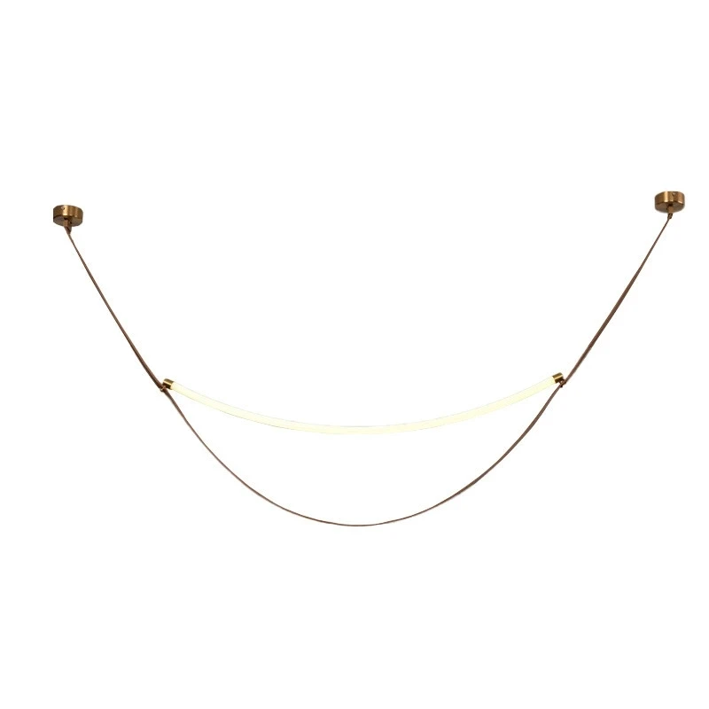 Minimalist belt designer model room living room loft high rise villa staircase dining room pendant light