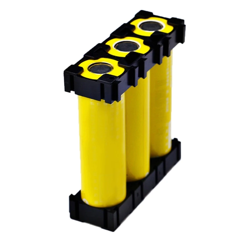 10 Pcs 21700 2x/3x Battery Holder Bracket Cell Safety Anti Vibration Plastic Brackets for 21700 Batteries Replacement