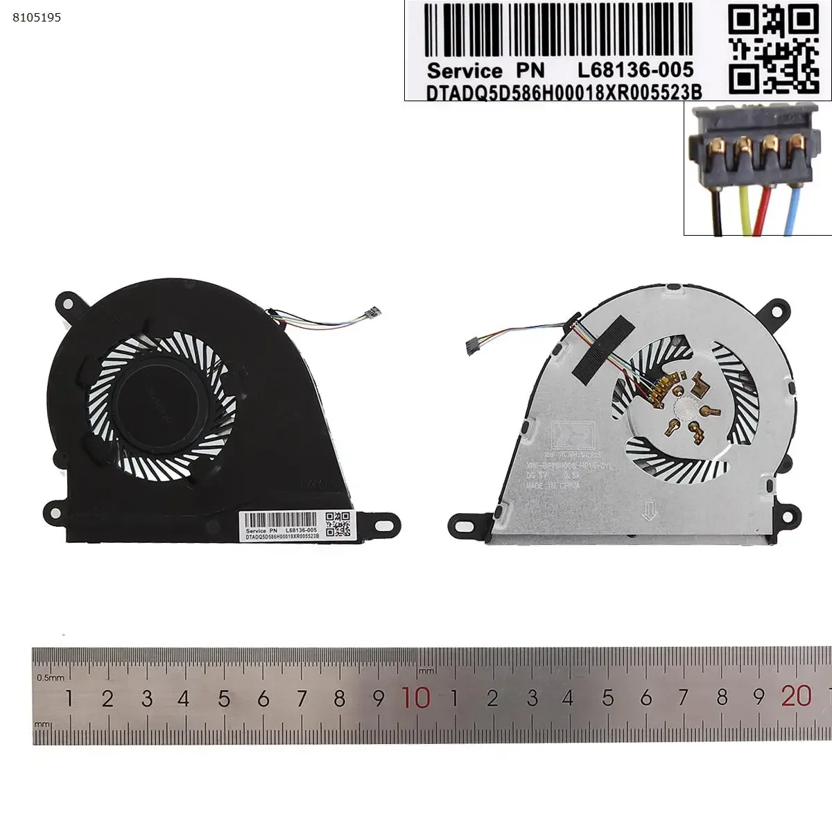 

Вентилятор охлаждения ноутбука HP 340S G7 14-DQ 15s-fq 15s-eq 15-DY