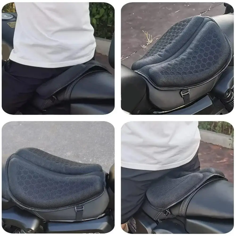 امتصاص الصدمات دراجة نارية غطاء وسادة مقعد امتصاص الصدمات تعديل السرج دورية وسادة عزل السيارة