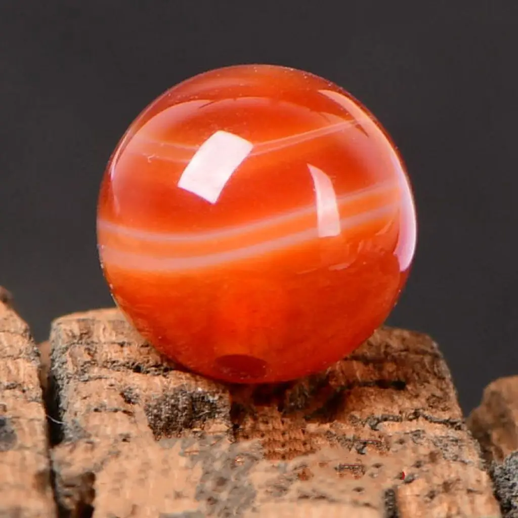 4A Natural Agate Handmade Crystal Bead