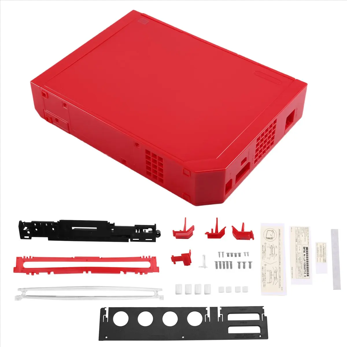 For Full Case Cover Housing Shell with Buttons - Transparent Housing Shell Case for Game Console E