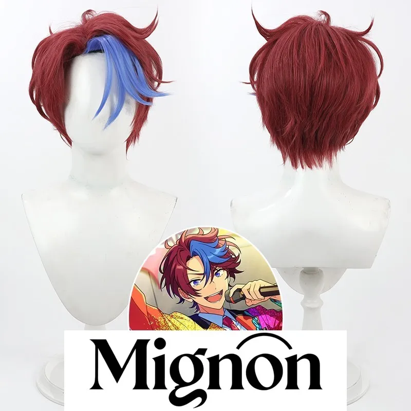 فرقة النجوم! شعر مستعار ناتسومي التنكري قصير شائك هدية الهالوين #1