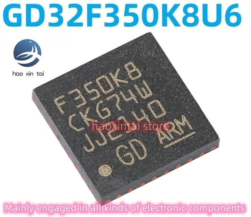 

10pcs original GD32F350K8U6 QFN-32 ARM Cortex-M4 32-bit microcontroller -MCU chip