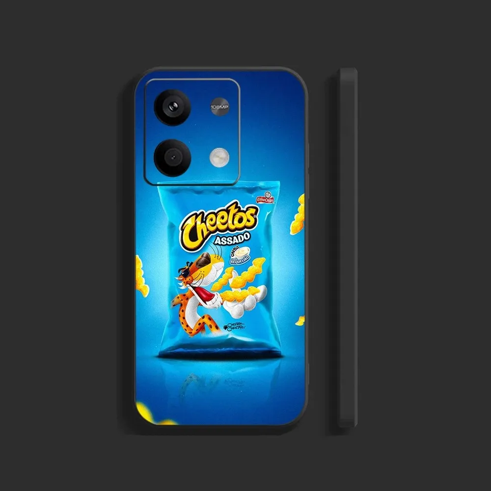 Tasty C-Cheetos Phone Case For Xiaomi 11 Redmi Note 11 5G 8T 9A 9 10T Note8Pro Note9 12SUltra Black Case