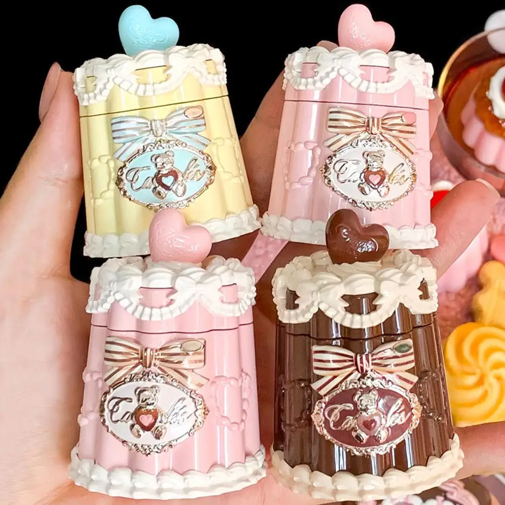 مجموعة Sweetie Bear كريم شفاه مرطب لامع طلاء الشفاه هلام غير لزجة ترطيب الشفاه ماكياج لمعان تألق وتوهج Finis #2