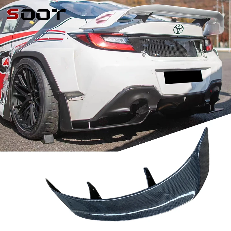 

For Toyota GR86 Subaru BRZ Carbon Fiber Wing Tail Trunk Spoilers Tail fins Rocket Rabbit Style Rear Spoile Car Accessories