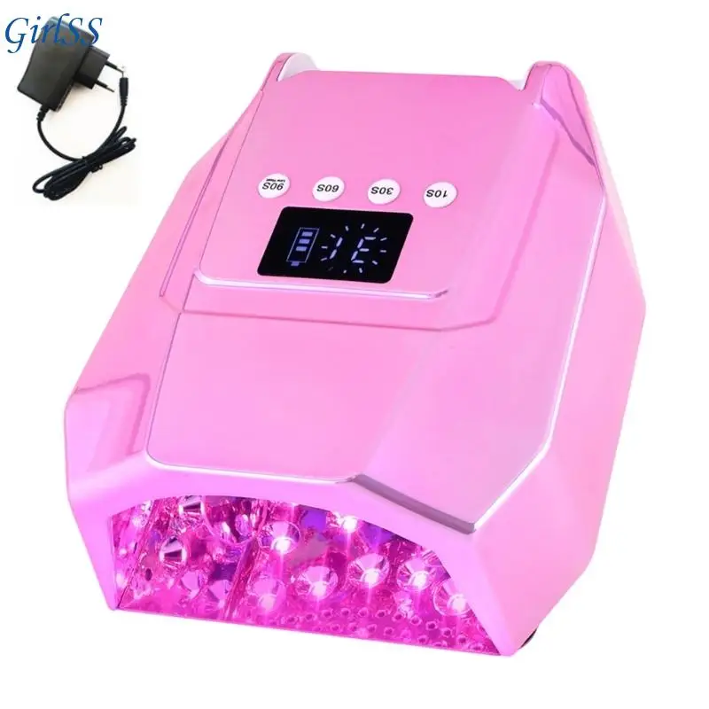 Lampa do suszenia paznokci o mocy 98 W Lampa LED do utwardzania żelu 4 ustawienia timera 30 koralików Automatyczne wykrywanie