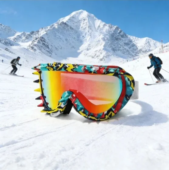 

Универсальные лыжные очки с заклепками – ветрозащитные для альпинизма и активного отдыха на природе