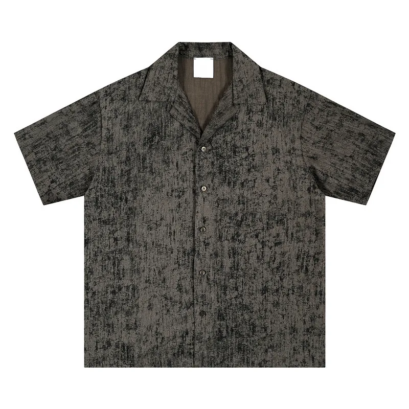 

2026 New Summer Japanese Retro Jacquard Shirts For Men Women Digital 3D Printed Unique Design Short Sleeve Blouse Casual Fashion