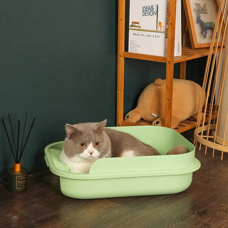 Wholesale Factory Prices Top Seller Pet Cleaning Grooming Products Custom Packaging And Logo Cat Litter Box Toilet