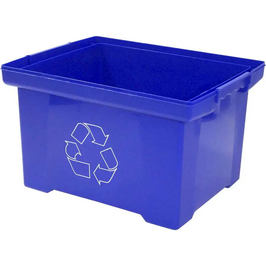 

9 Gallon Recycle Bin, Blue STX61549U01C