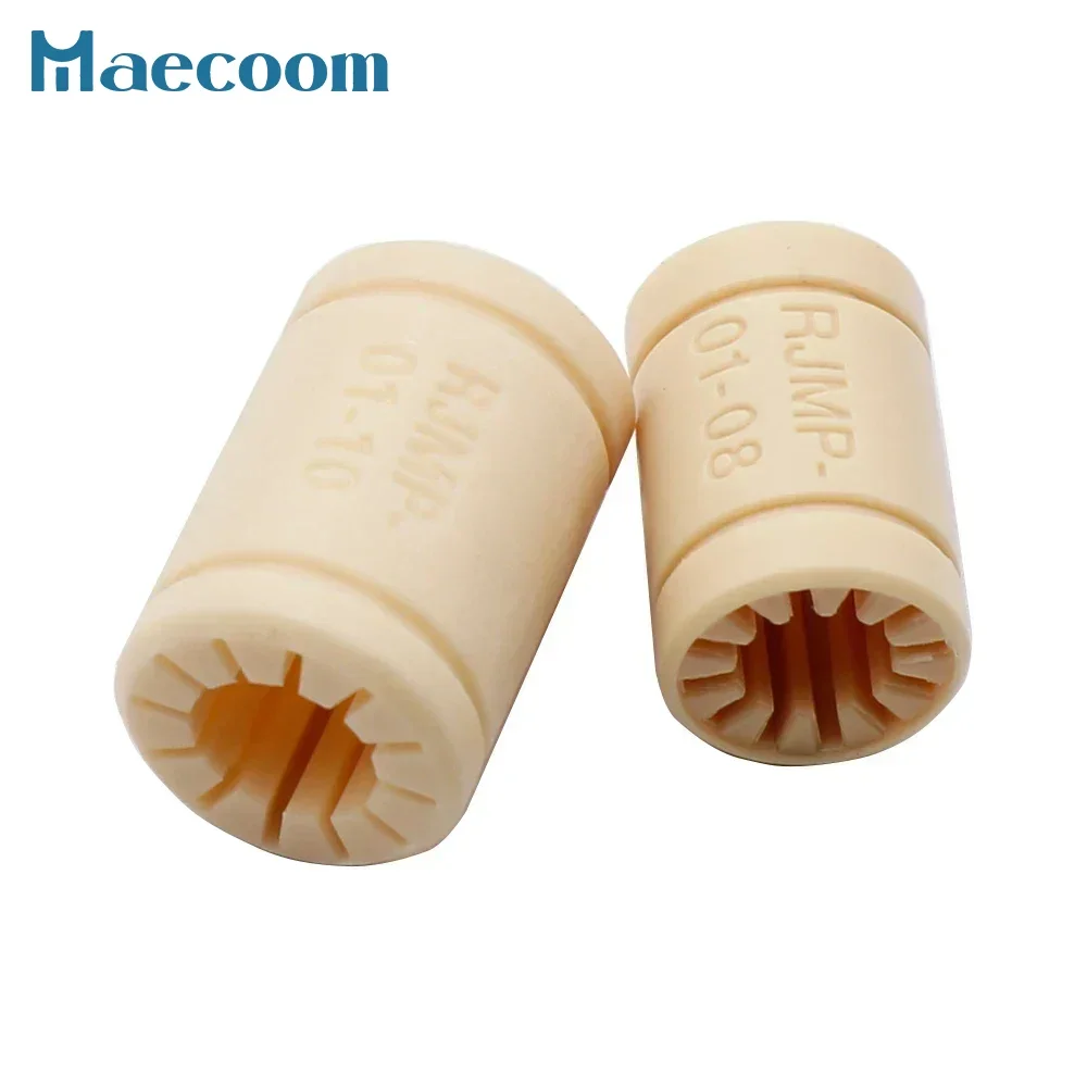 5/10pcs 3D Printer parts Solid Plasticr Bearing ID 6/8/10/12mm shaft Igus Drylin RJMP-01-06 RJMP-01-08 RJMP-01-10 RJMP-01-12