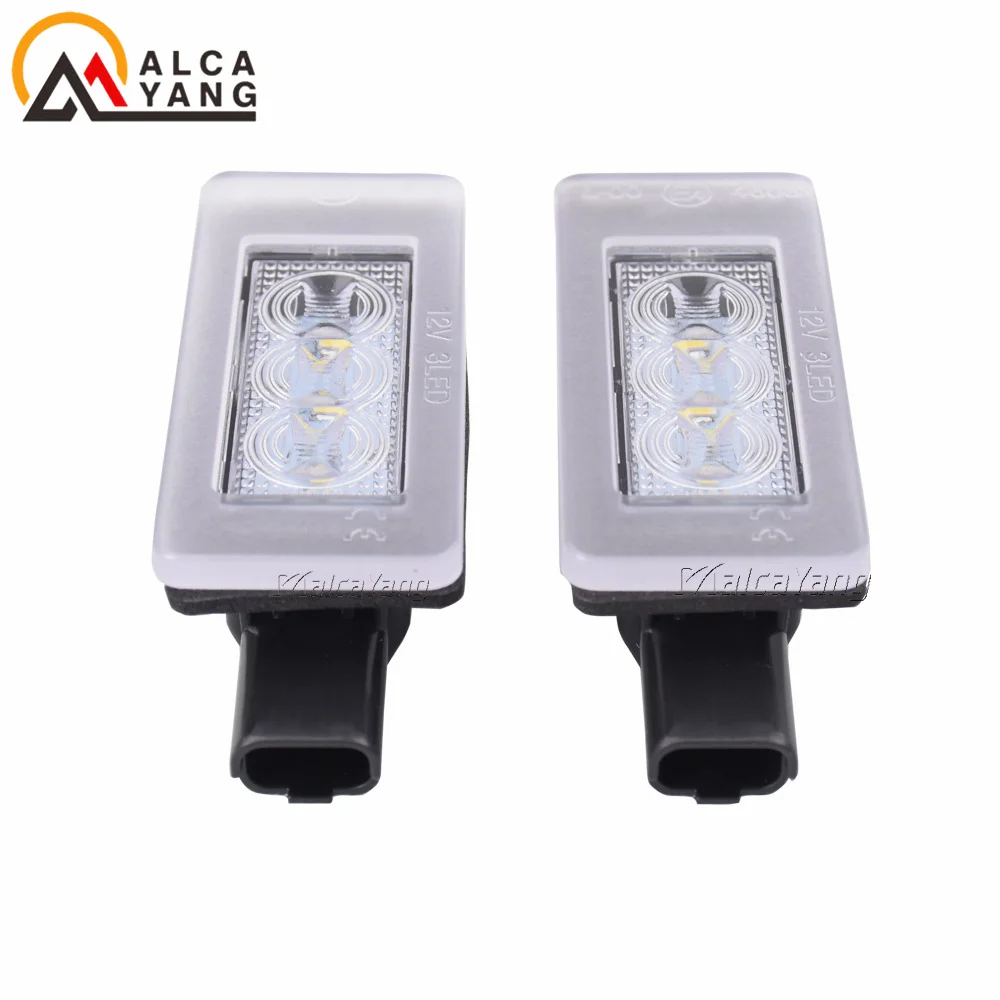 2 Stück Canbus LED Kennzeichenbeleuchtung für Peugeot 3008 2016-2019 207CC 208 308 MK2 2008 5008 Heckklappenleuchte – Detail 8