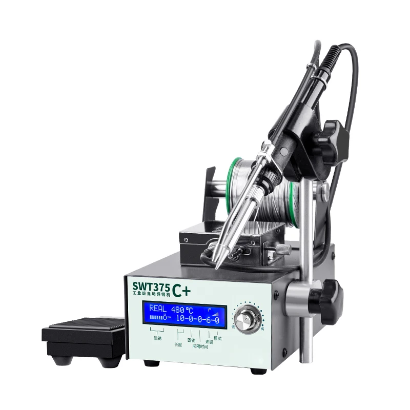 

Semi-automatic Pedal Soldering Machine Intelligent Thermostatic Soldering Station Plasma Cnc 75w 24v Welding Repair Tool