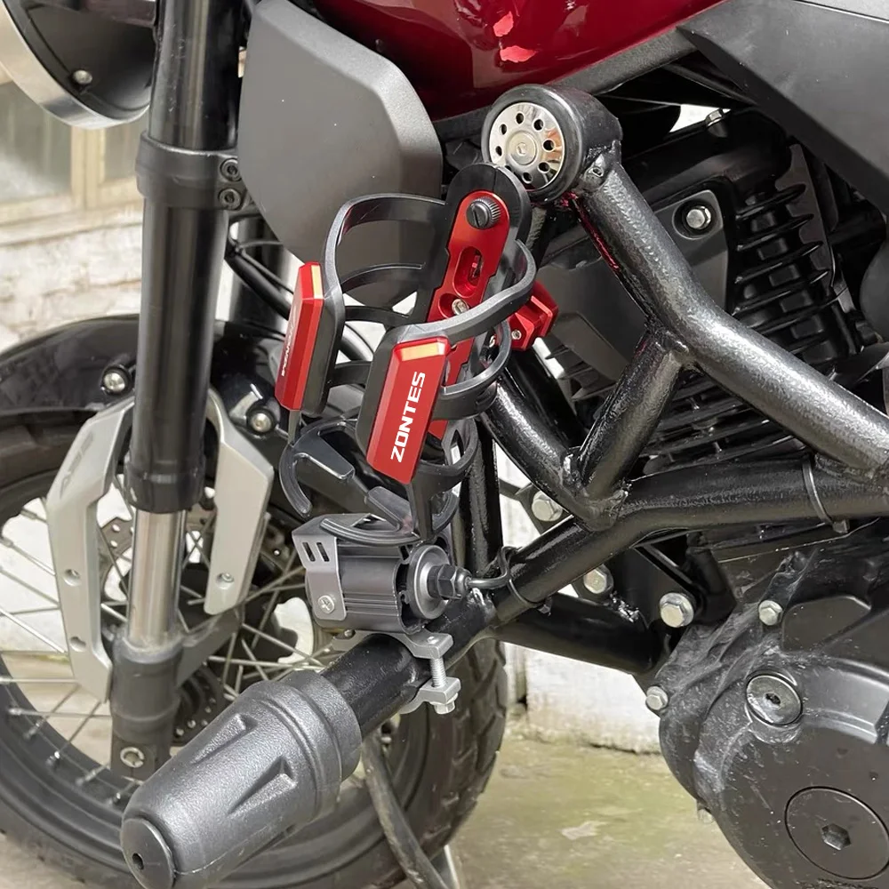 For Zontes 703T 703F 368G 368M 368D 368E 250S 250R 310T Motorcycle Beverage Water Bottle Cage Drinks Holder Water Cup Holder 2