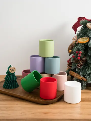 Color Kids 1PC Silicone Baby Cup BPA-Free Feeding Liquid Drinking Cup for Infant Self-Feeding Weaning Christmas Gift Tableware