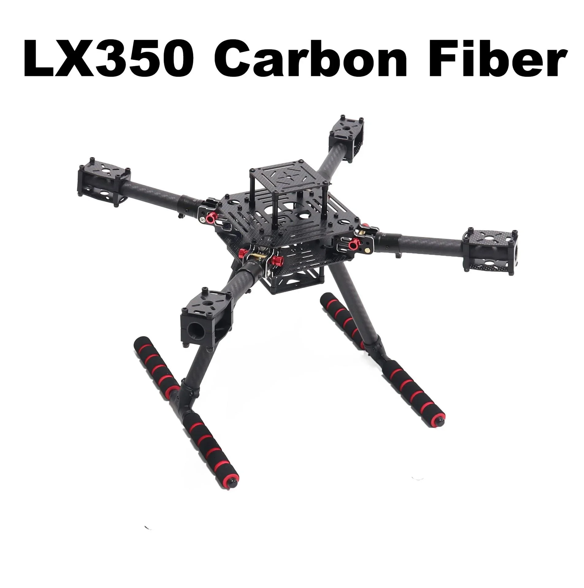 Cadre FPV haute durabilité LX350 PRO, quadrirotor en Fiber de carbone à 4 axes de 350mm avec train d'atterrissage pour Drones RC DIY
