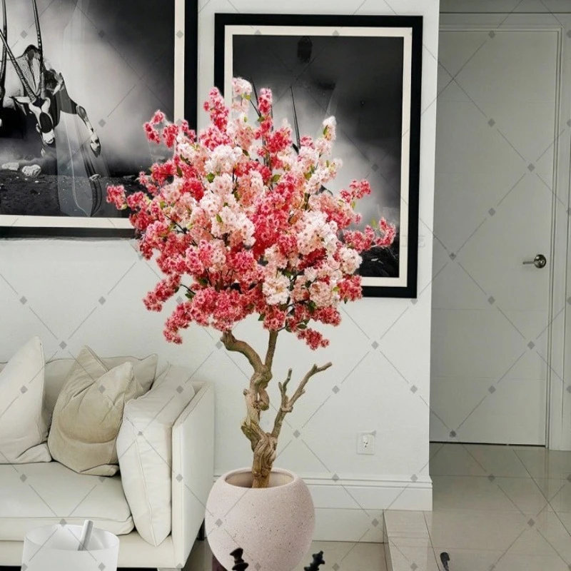 

Artificial simulated cherry blossom tree, hotel wedding decoration landscape simulation modeling tree