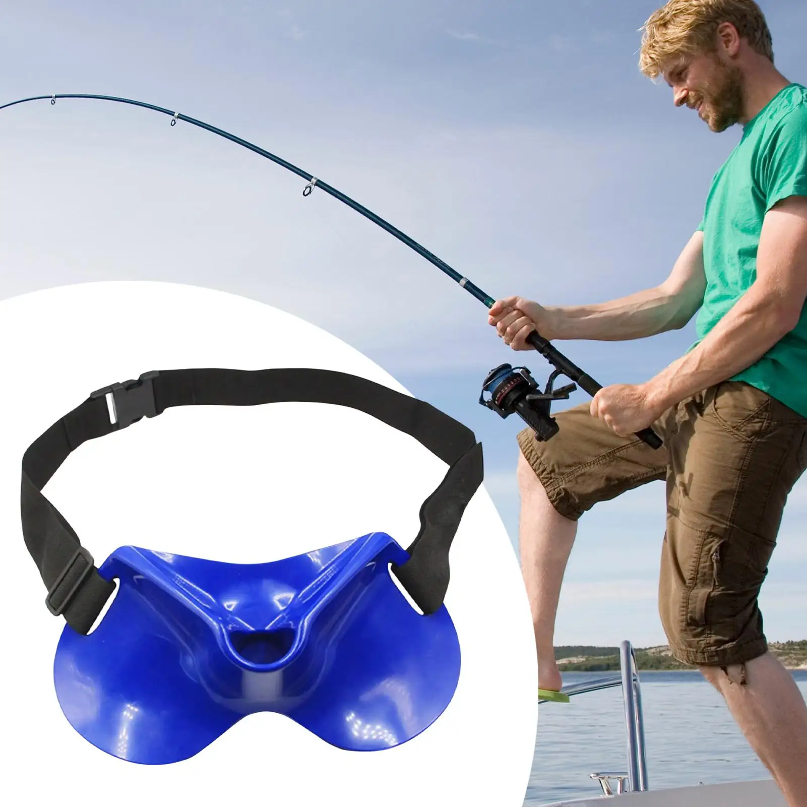 

Рыболовный боевой пояс, регулируемый пояс для рыбалки, поясной боевой пояс из АБС-пластика, мягкий верхний пояс для морской рыбалки, защитный пояс