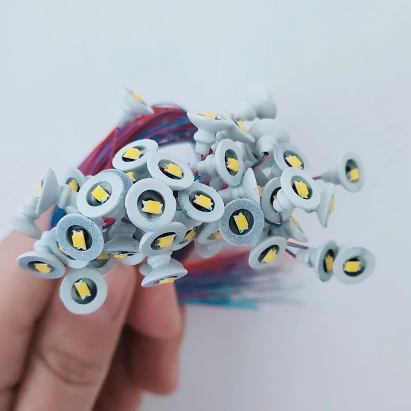 10 pçs/lote modelo diy lâmpada 3v luz led para micro paisagem areia mesa cena iluminação layout diorama kits