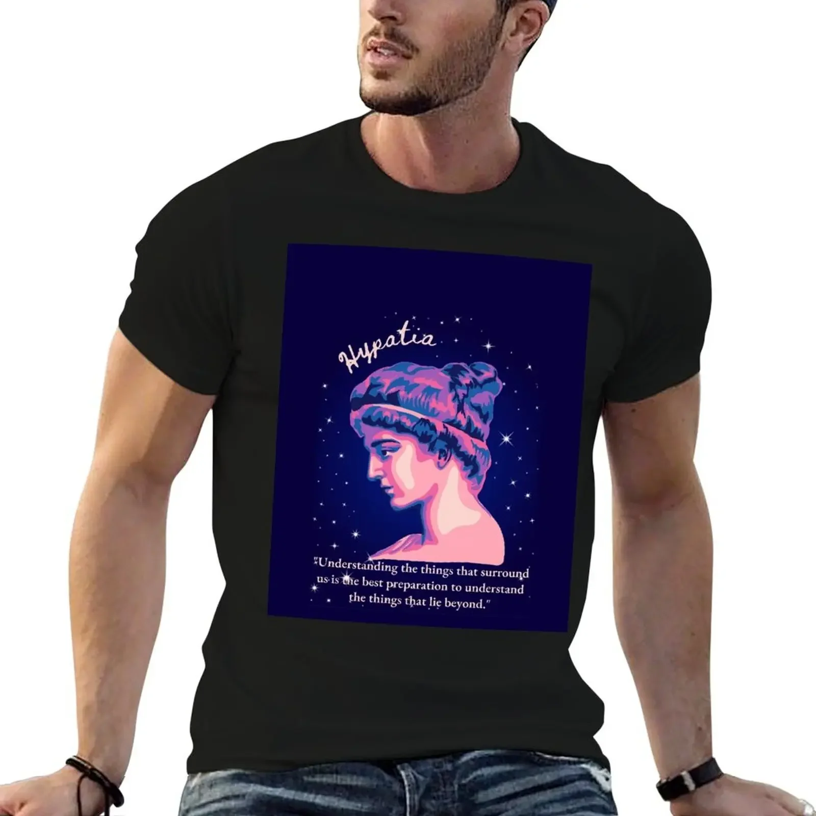 

Hypatia of Alexandria Portrait and Quote T-Shirt graphic tee shirt graphic t shirt vintage mens t shirts pack