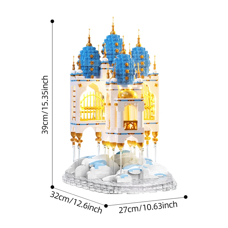 الإبداعية خبير مدينة السماء الطوب مع مصباح ليد مدينة شارع سلسلة أطقم منمذجة اللبنات لتقوم بها بنفسك لعب للأطفال الهدايا