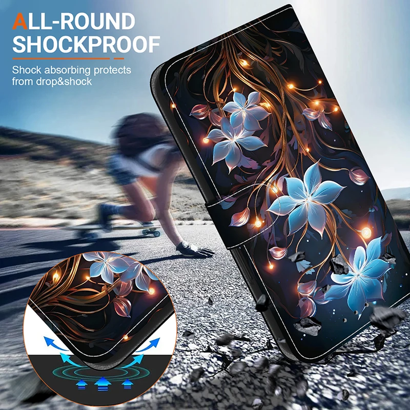 Stand Flip Wallet Case für iPhone 11 12 13 14 15 16 17 Pro Max XR 14 15 16 Plus 16e 17 Air Leder Schutzhülle – Detail 28