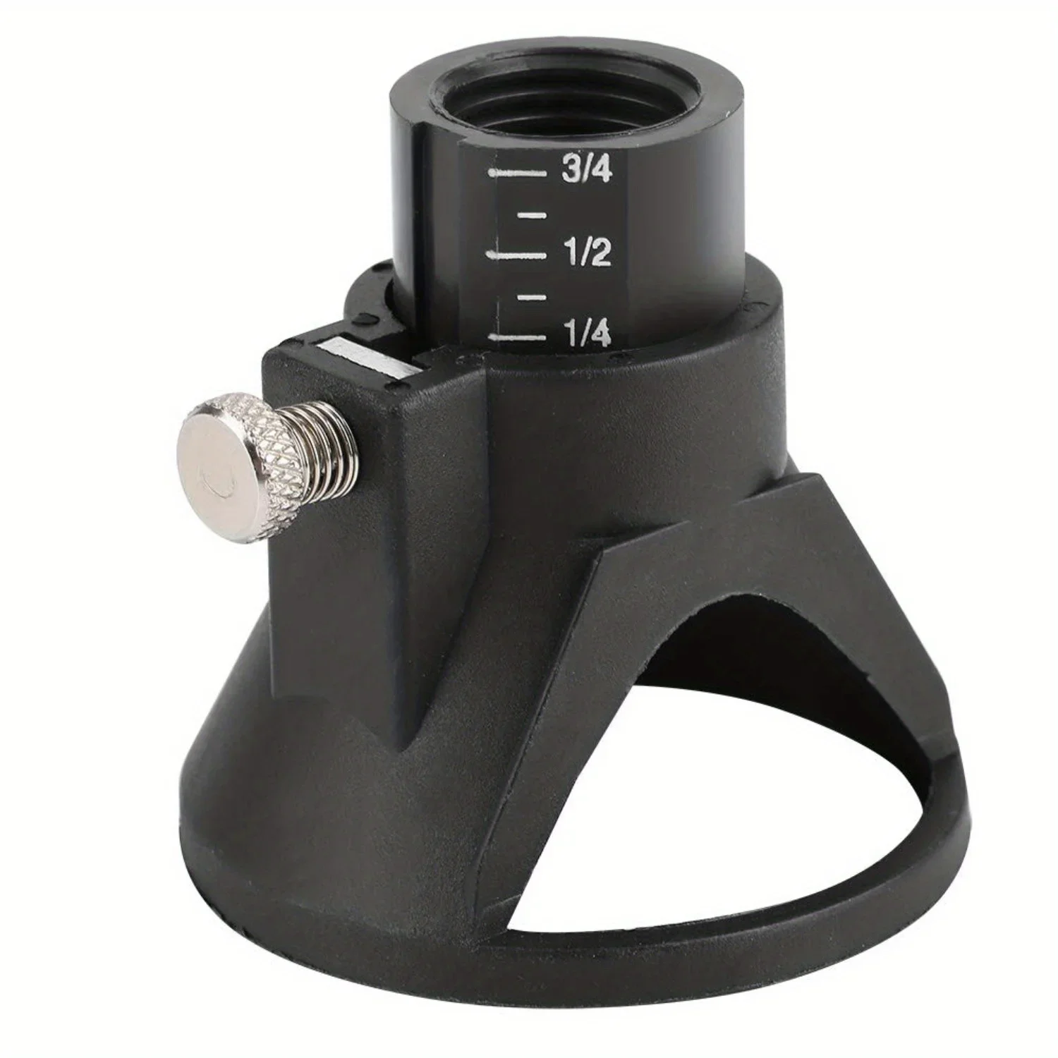 Versatile Drill & Grinder Locator - Durable Plastic, Fits M18*2mm Threads, Ideal for Electric Grinders & Rotary Tools