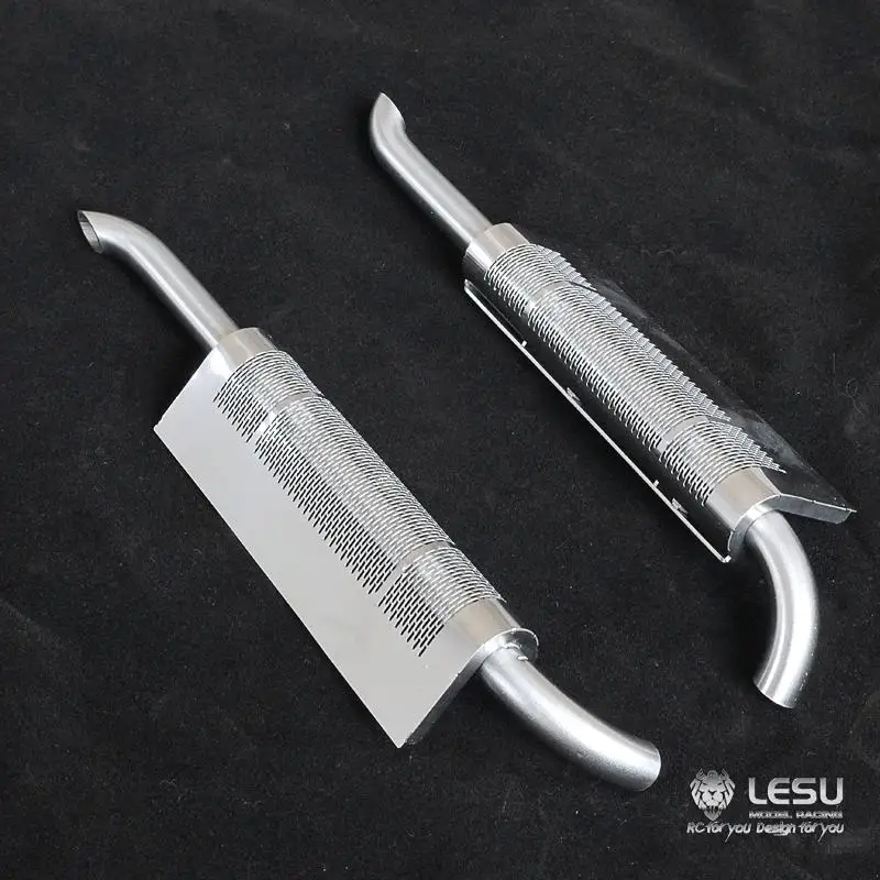 LESU 1/14 RC Truck King Hauler Exhaust Pipes GW-K018 American Truck Style For Tamiya 1:14 Tractor Truck Model Decorative Parts