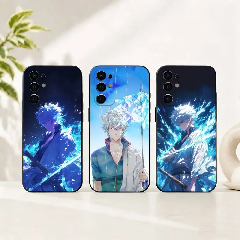 Gintama Gintoki S-Sakata gift Phone Case For Samsung S25,S24,S21,S22,S23,S30,Ultra,S20,Plus,Fe,Lite,Note,10,Black Cover