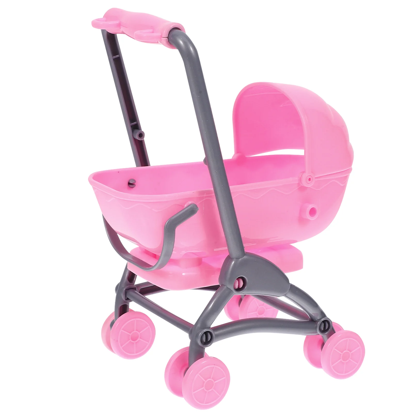 

Baby Children's Toy Trolley Kids Stroller Furniture for Dolls Toddlers 1-3 Rosy