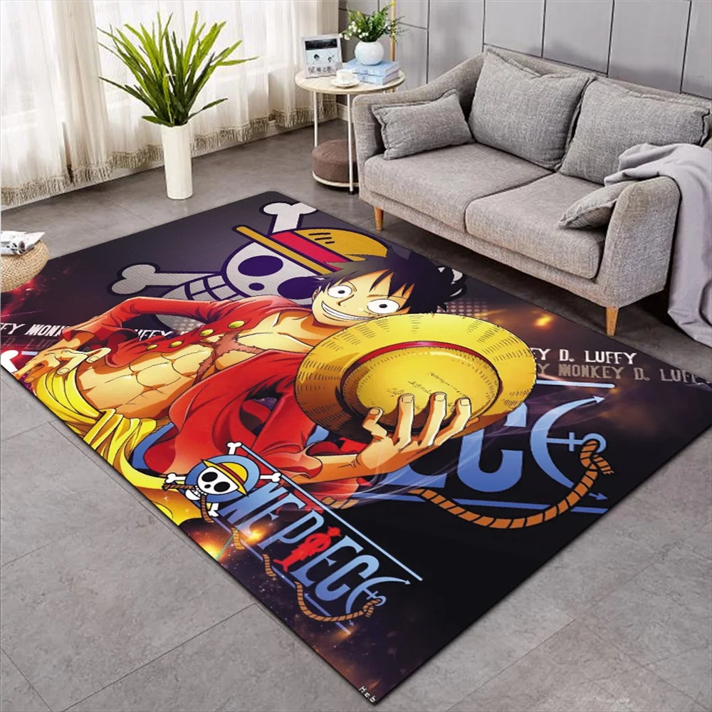 Tapis Shaggy Moelleux Antidérapant, Polymères de Sol 3D, Polymères Non ALD, Salle à Manger, Salon, Chambre d\'Enfant Doux, Une Pièce