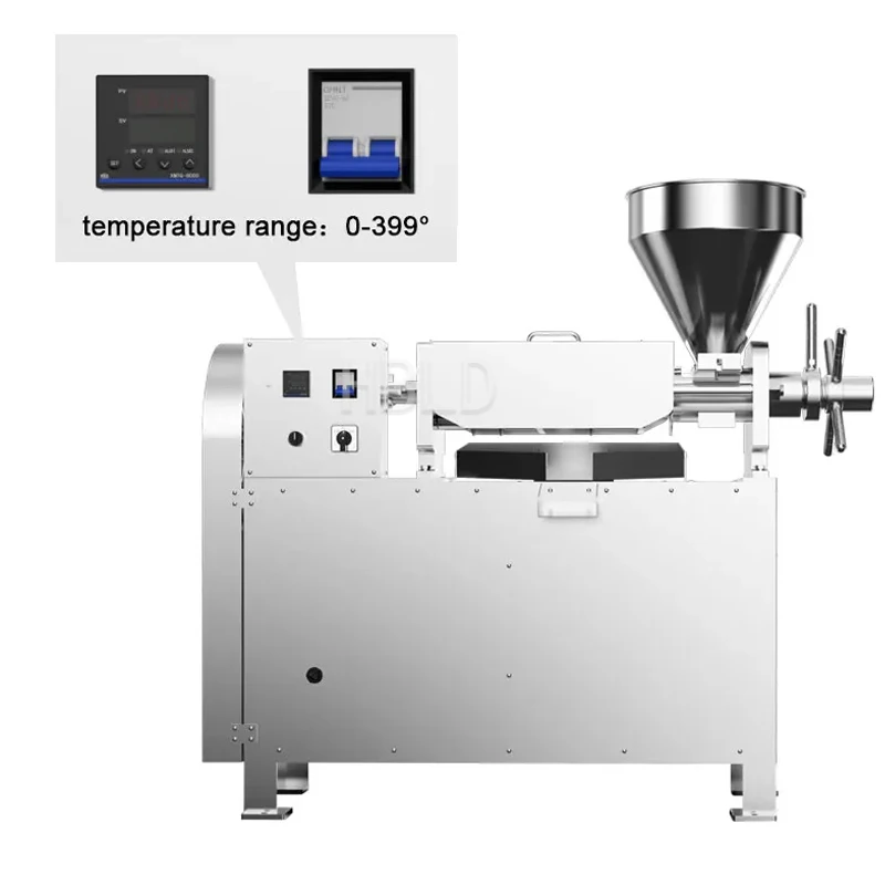 Commercial Oil Press, High-Yield Olive Oil Extraction Machine, Avocado Oil Processing Machine, Hemp Seeds