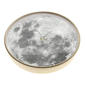 6 best sales Moon wall clock - №3