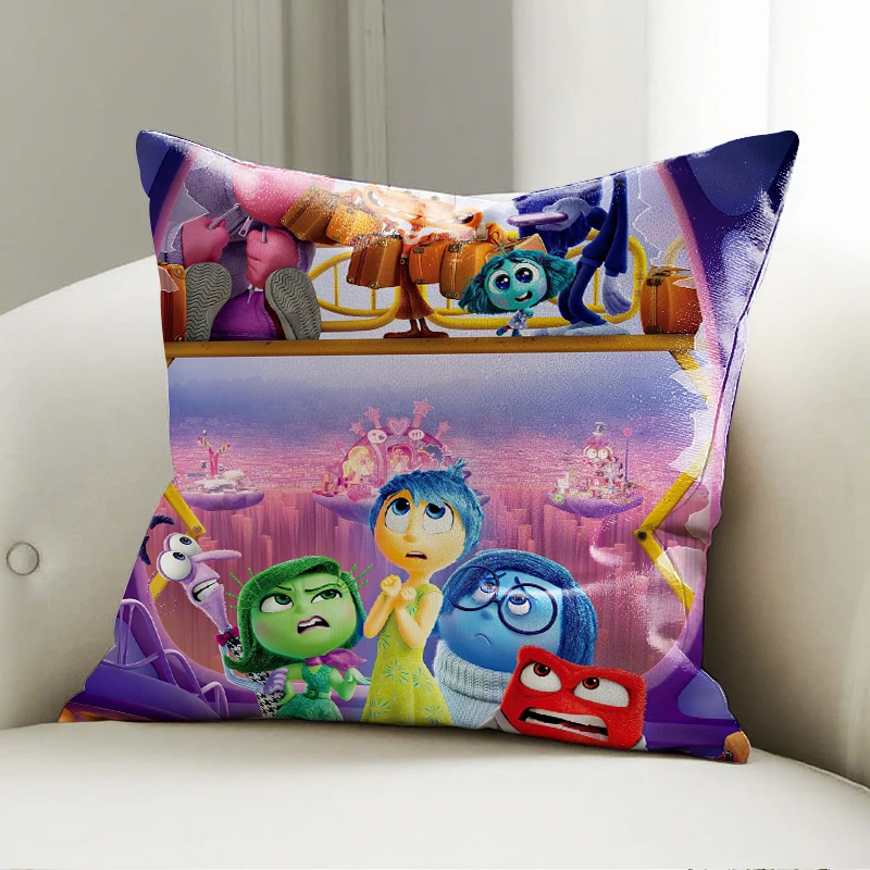 

Disney Inside Out Scene Pillow Case Soft Cushion Cover for Sofa Bedroom Kids Room Cartoon Decorative Throw Pillowcas