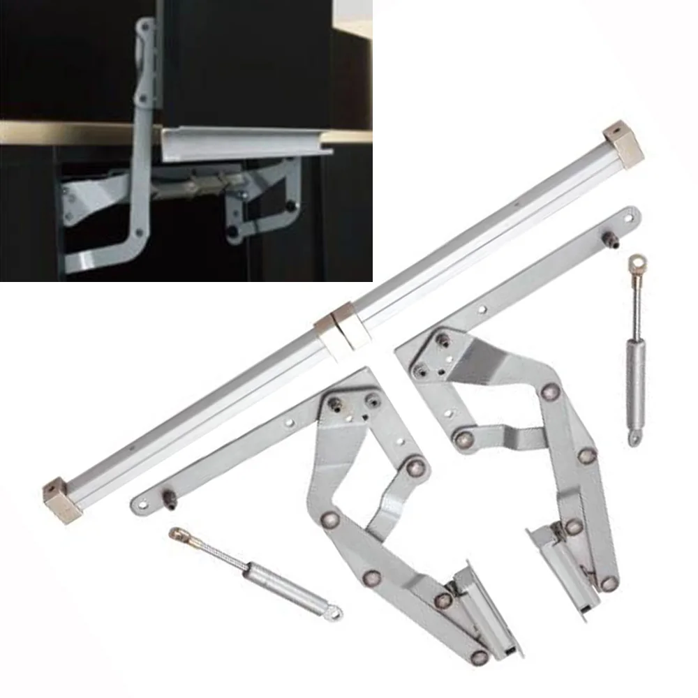 Cabinet Door Hinges Vertical Swing Lift Up Stay Pneumatic Arm Mechanism Hinges