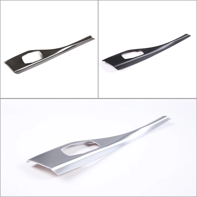 For BMW 1 2 Series F20 F21 F22 F23 116I 118I 2012-2019 ABS Carbon Fiber Multimedia Button Panel Cover Sticker Car Accessories
