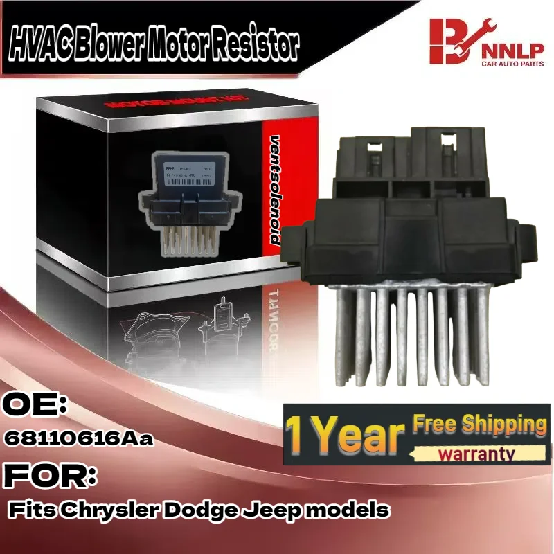 

Для Dorman 973-420 Резистор двигателя вентилятора HVAC подходит для моделей Chrysler Dodge Jeep 68110616Aa